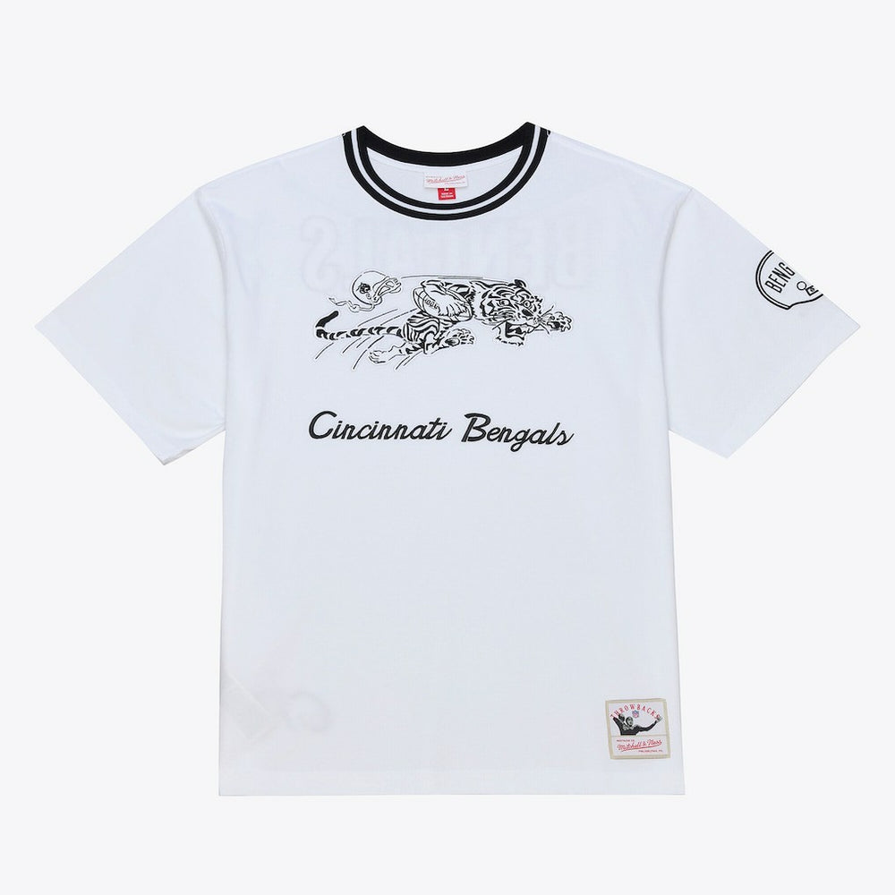 Cincinnati Bengals Arctic T-Shirt - White - Mitchell & Ness