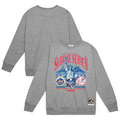 New York Yankees vs. New York Mets Mitchell & Ness 2000 World Series Pullover Sweatshirt Discount