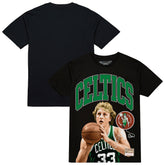 Mitchell & Ness Larry Bird Boston Celtics Hardwood Classics Player Arch T-Shirt Black