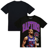 Mitchell & Ness Vince Carter Toronto Raptors Hardwood Classics Player Arch T-Shirt Black