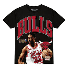 Mitchell & Ness Scottie Pippen Chicago Bulls Hardwood Classics Player Arch T-Shirt Black
