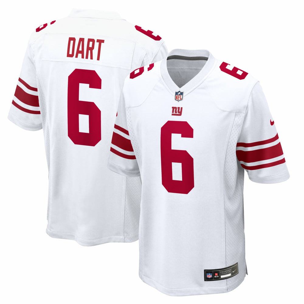 Jaxson Dart New York Giants Game Jersey - White - Nike