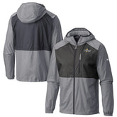 Columbia Oklahoma City Thunder 2025 NBA Finals Champions Flash Forward Lightweight Full-Zip Hooded Windbreaker Gray
