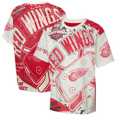 Detroit Red Wings Outerstuff Youth Top Player T-Shirt - Cream | NHL online