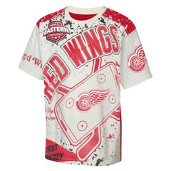 Detroit Red Wings Outerstuff Youth Top Player T-Shirt - Cream | NHL online