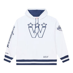 Washington Capitals Mitchell & Ness Arctic Fleece Hoodie - White | NHL Clearance