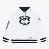 Chicago Blackhawks Mitchell & Ness Arctic Fleece Hoodie - White | NHL Clearance