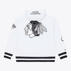 Chicago Blackhawks Mitchell & Ness Arctic Fleece Hoodie - White | NHL Clearance