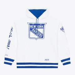 New York Rangers Mitchell & Ness Arctic Fleece Hoodie - White | NHL discount