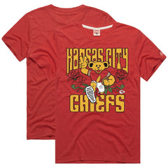 Kansas City Chiefs Homage NFL x Grateful Dead Tri-Blend T-Shirt - Red - NFL