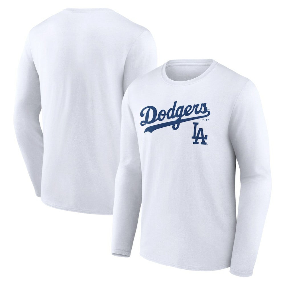 Los Angeles Dodgers Team Lockup Long Sleeve T-Shirt Online