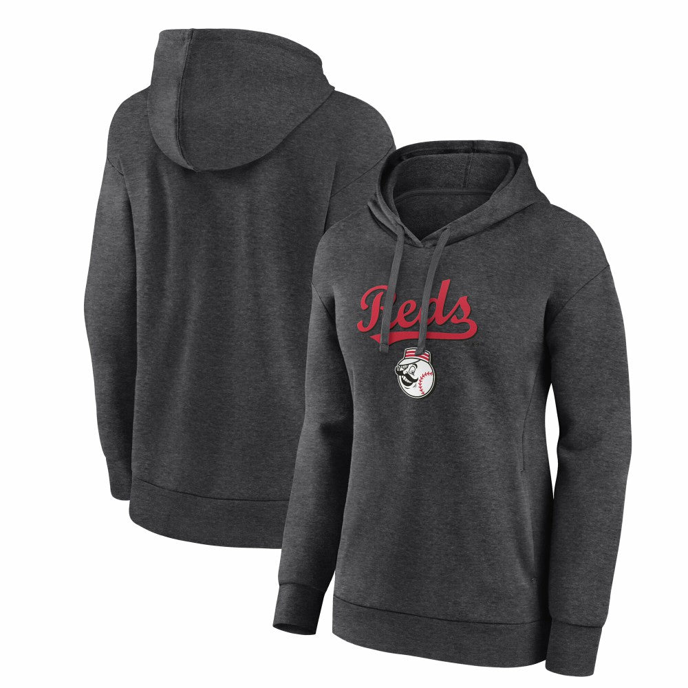 Cincinnati Reds Women's Team Lockup Hoodie Outlet