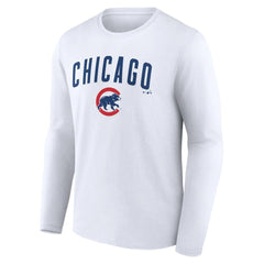 Chicago Cubs Team Lockup Long Sleeve T-Shirt Online