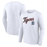 Detroit Tigers Team Lockup Long Sleeve T-Shirt Near Me