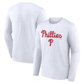 Philadelphia Phillies Team Lockup Long Sleeve T-Shirt Outlet