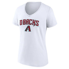 Arizona Diamondbacks Women's Team Lockup V-Neck T-Shirt Near Me