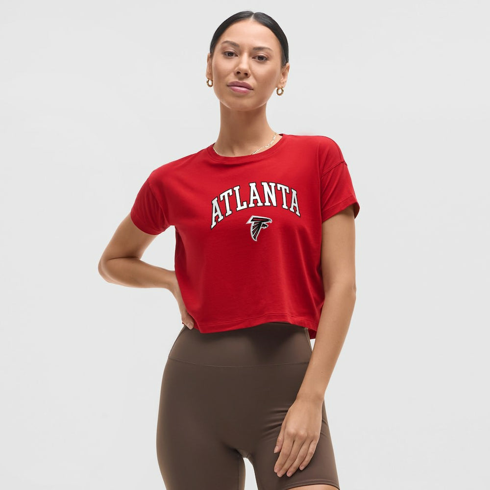 Atlanta Falcons lululemon Women's Cates T-Shirt - College Crimson - NFL