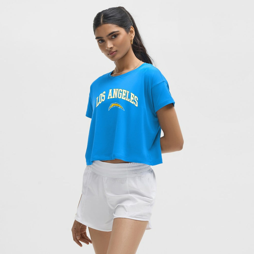 Los Angeles Chargers lululemon Women's Cates T-Shirt - Beaming Blue - NFL
