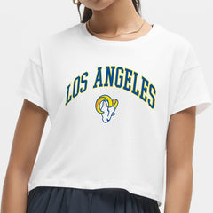 Los Angeles Rams lululemon Women's Cates T-Shirt - White - NFL