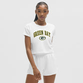 Green Bay Packers lululemon Women's Cates T-Shirt - White - NFL