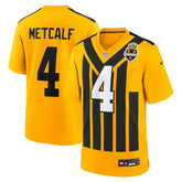 DK Metcalf Pittsburgh Steelers Alternate 1933 Throwback Game Jersey - Gold - Nike