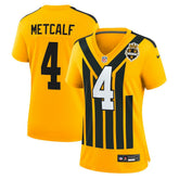 DK Metcalf Pittsburgh Steelers Women's Alternate 1933 Throwback Game Jersey - Gold - Nike