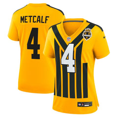 DK Metcalf Pittsburgh Steelers Women's Alternate 1933 Throwback Game Jersey - Gold - Nike