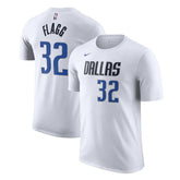 Nike Cooper Flagg Dallas Mavericks 2025 NBA Draft First Round Pick Association Edition Name & Number T-Shirt White