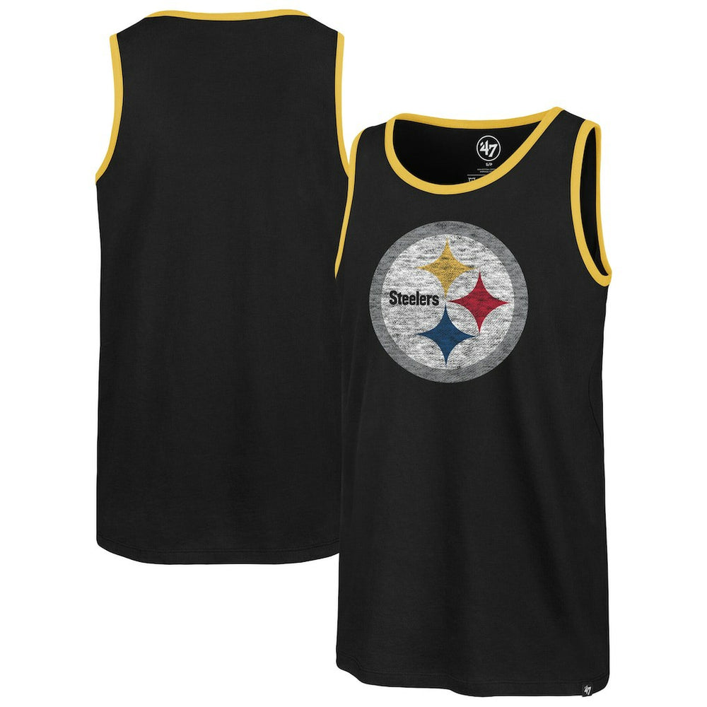 Pittsburgh Steelers '47 Premier Franklin Tank Top - Black - 47 brand
