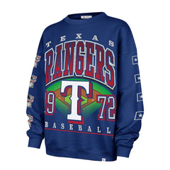 Texas Rangers '47 Women's Trendy Team Go Big Oversized Sweatshirt Sale