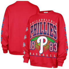 Philadelphia Phillies '47 Women's Trendy Team Go Big Oversized Sweatshirt Online