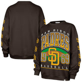 San Diego Padres '47 Women's Trendy Team Go Big Oversized Sweatshirt for sale