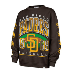 San Diego Padres '47 Women's Trendy Team Go Big Oversized Sweatshirt for sale