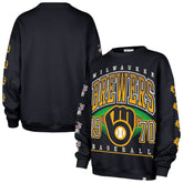 Milwaukee Brewers '47 Women's Trendy Team Go Big Oversized Sweatshirt Near Me