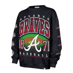 Atlanta Braves '47 Women's Trendy Team Go Big Oversized Sweatshirt Near Me