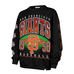 San Francisco Giants '47 Women's Trendy Team Go Big Oversized Sweatshirt Sale