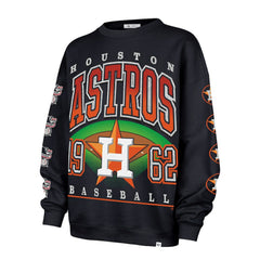 Houston Astros '47 Women's Trendy Team Go Big Oversized Sweatshirt Discount