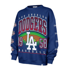 Los Angeles Dodgers '47 Women's Trendy Team Go Big Oversized Sweatshirt Online