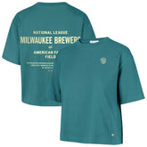 Milwaukee Brewers '47 Women's Contemporary Basics Leon City T-Shirt Discount