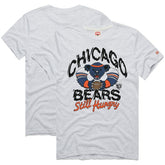 Chicago Bears Homage NFL x Grateful Dead Tri-Blend T-Shirt - Ash - NFL