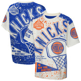 New York Knicks Outerstuff Youth Top Player All-Over-Print T-Shirt Cream