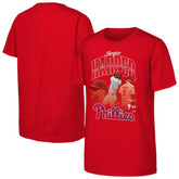 Bryce Harper Philadelphia Phillies Outerstuff Youth Triple Player Graphic T-Shirt Sale