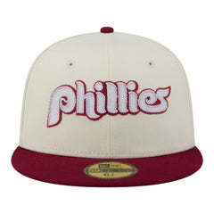 Philadelphia Phillies New Era Two-Tone Stitch 59FIFTY Fitted Hat Near Me