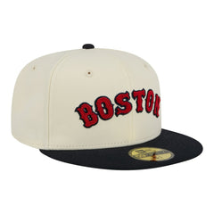 Boston Red Sox New Era Two-Tone Stitch 59FIFTY Fitted Hat Outlet