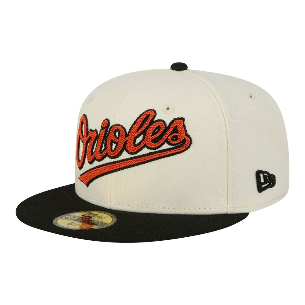 Baltimore Orioles New Era Two-Tone Stitch 59FIFTY Fitted Hat for sale