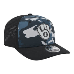 Milwaukee Brewers New Era Tonal Camo 9SEVENTY Stretch-Snap Hat Discount