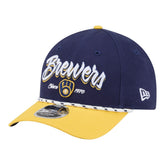 Milwaukee Brewers New Era Team Loyal 9FORTY M-Crown Adjustable Hat Online