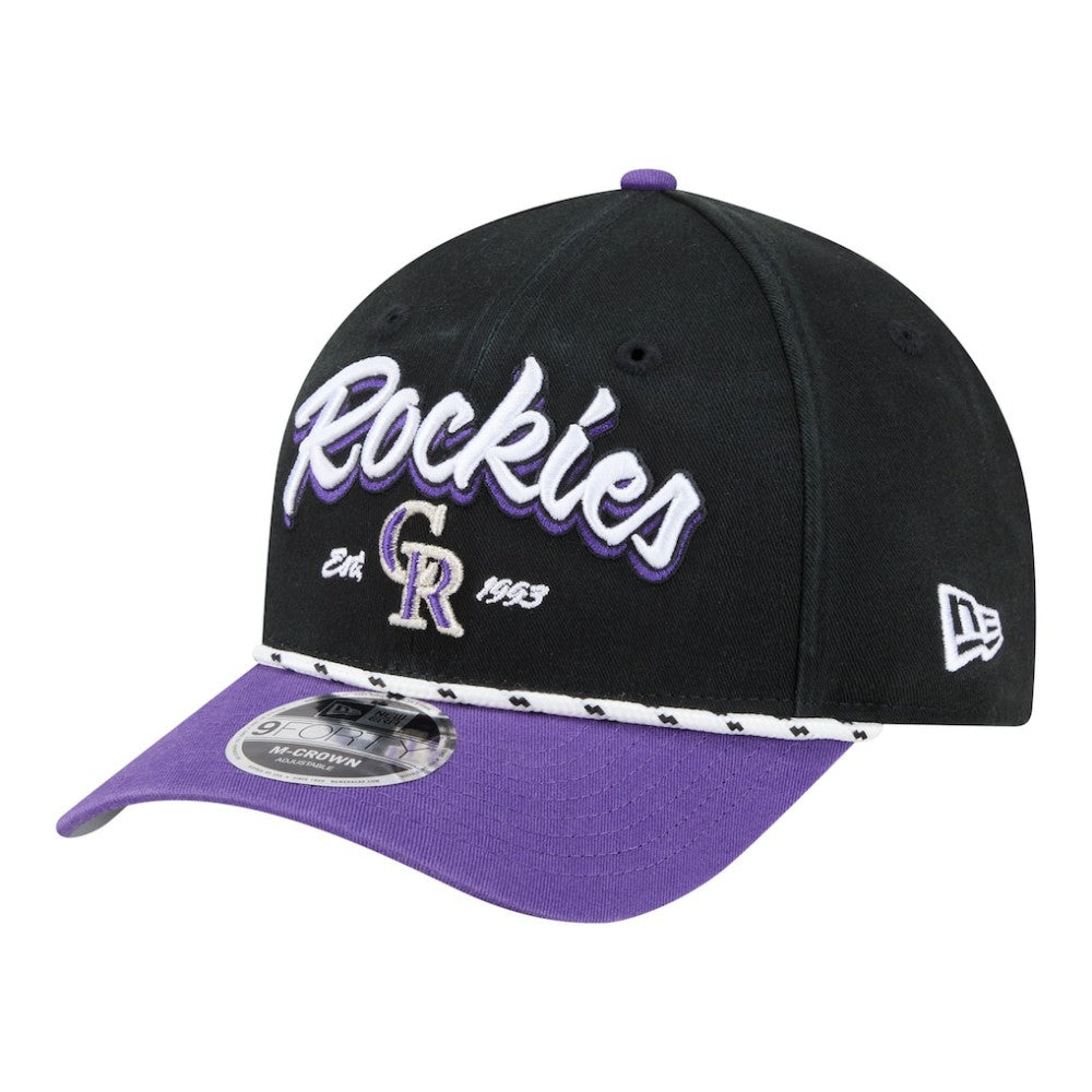 Colorado Rockies New Era Team Loyal 9FORTY M-Crown Adjustable Hat Online