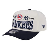 New York Yankees New Era Throwback Tri-Hit A-Frame 9FIFTY Adjustable Hat Discount