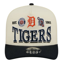 Detroit Tigers New Era Throwback Tri-Hit A-Frame 9FIFTY Adjustable Hat Outlet